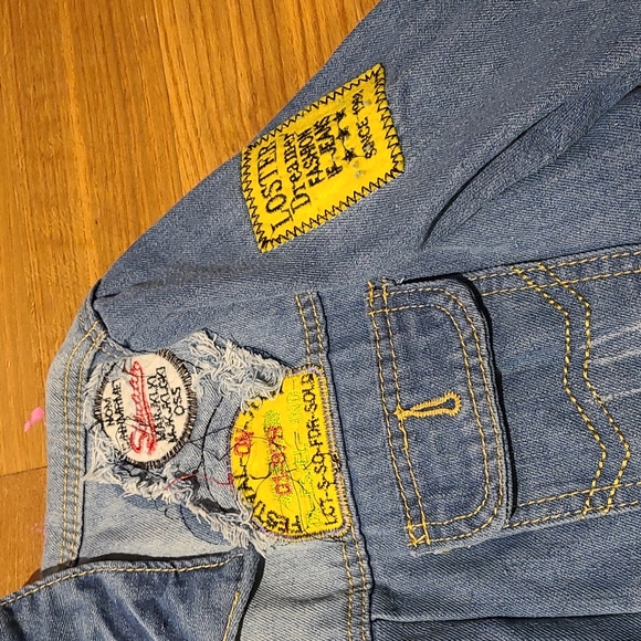 Fashion distressed denim jacket - Picture 4 of 6